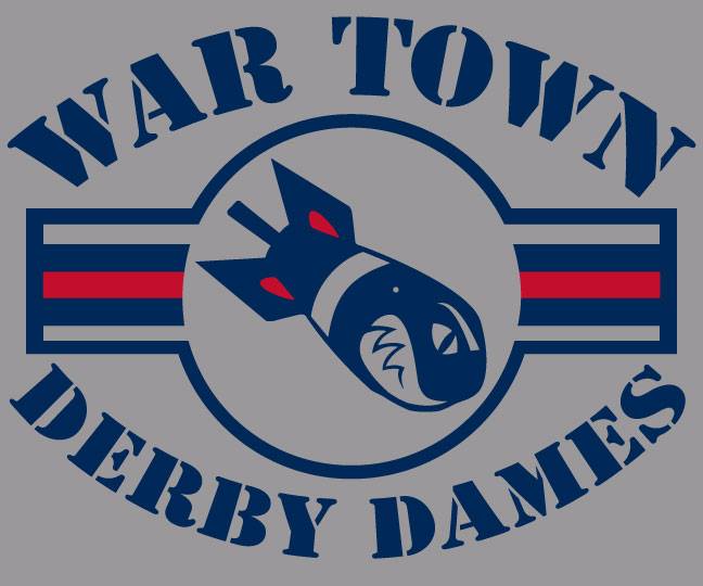 War Town Derby Dames logo